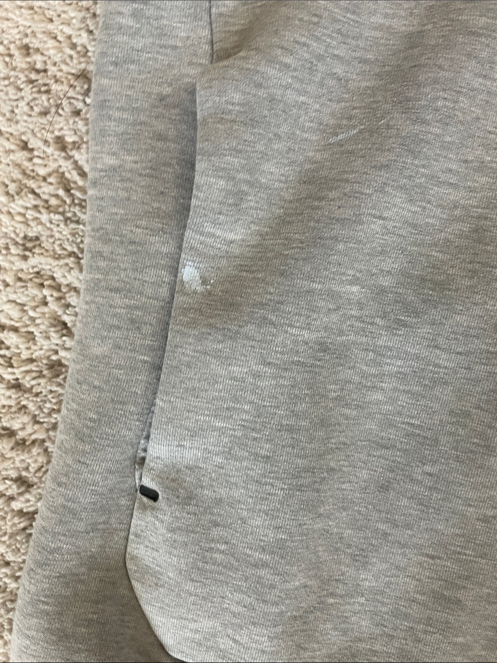 Nike-Tech Light Gray Full-Zip Hoodie Jacket - Picture 5 of 5